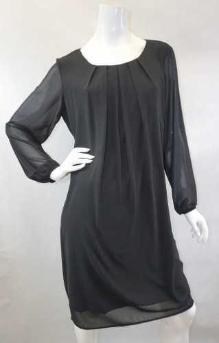 Sukienka z marszczeniem na dekolcie