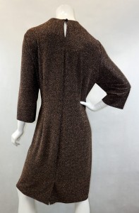 Sukienka mini złoty brokat