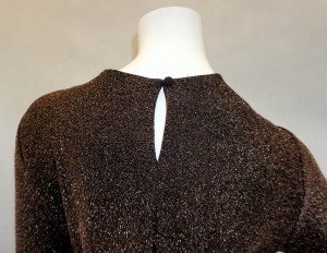 Sukienka mini złoty brokat