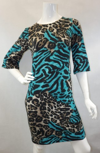 Sukienka motyw pantera