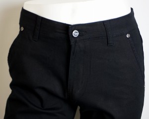 Spodnie męskie eleganckie z fakturą