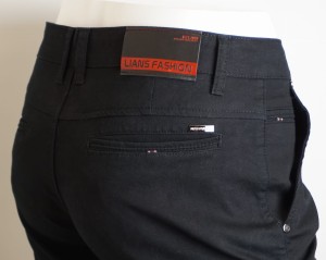 Spodnie męskie eleganckie z fakturą