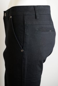 Spodnie męskie eleganckie z fakturą