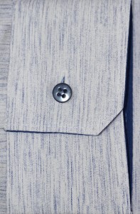 Koszula męska długi rękaw SLIM niebieski jeans (37-44)