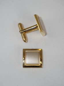 Spinki do mankietów kwadraty