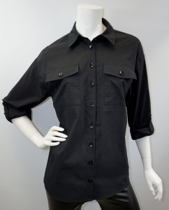 Damska koszula długi rękaw asymetryczna D08D1323