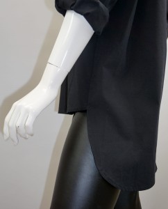 Damska koszula długi rękaw asymetryczna D08D1323