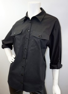 Damska koszula długi rękaw asymetryczna D08D1323