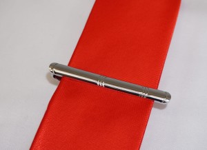 Spinka do krawata wzór zaokrąglone boki