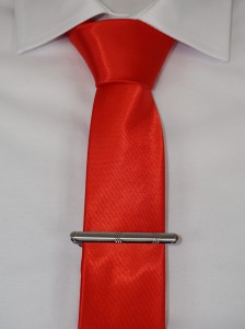 Spinka do krawata wzór zaokrąglone boki